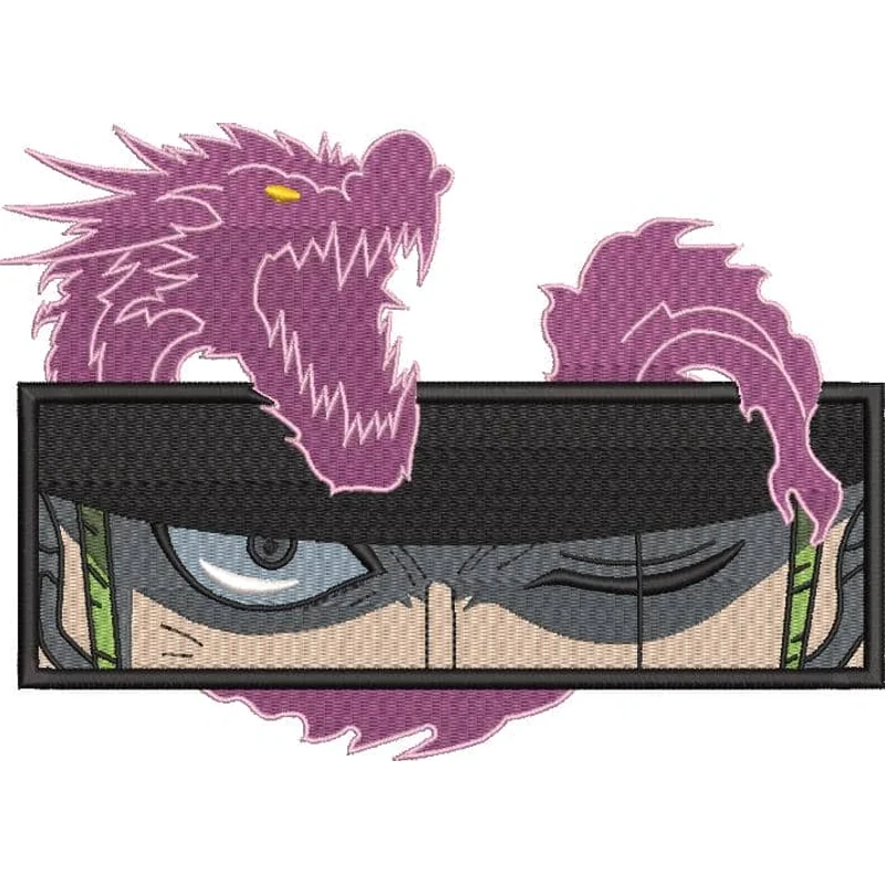 Zoro eye Dragon/ Глаза Зоро Дракон. Аниме Ван Пис