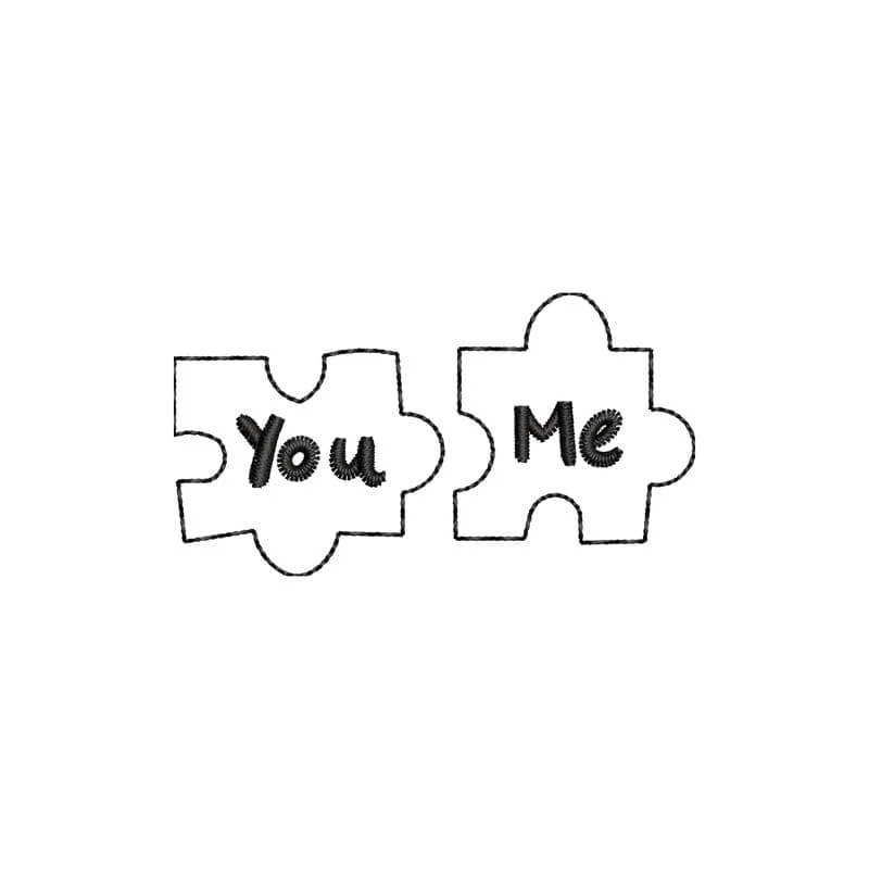 You & Me пазл (контур)