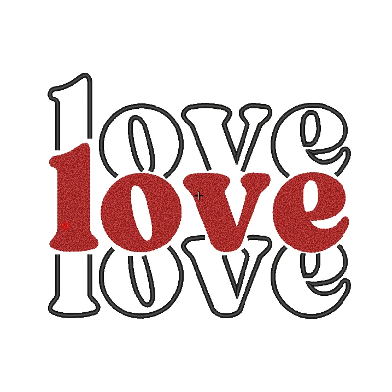 LOVE LOVE LOVE надпись