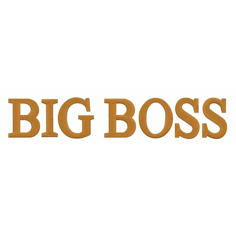 Надпись Big Boss